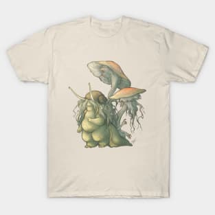 Snail and Mushroom Changelings T-Shirt